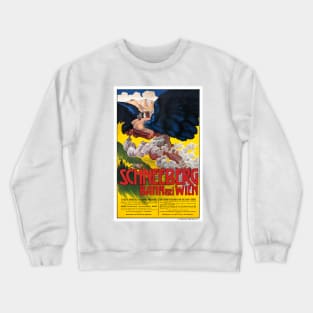 Vintage Travel Poster Austria Vienna Crewneck Sweatshirt